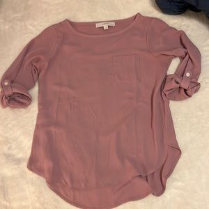 Dusty Pink Loft Blouse